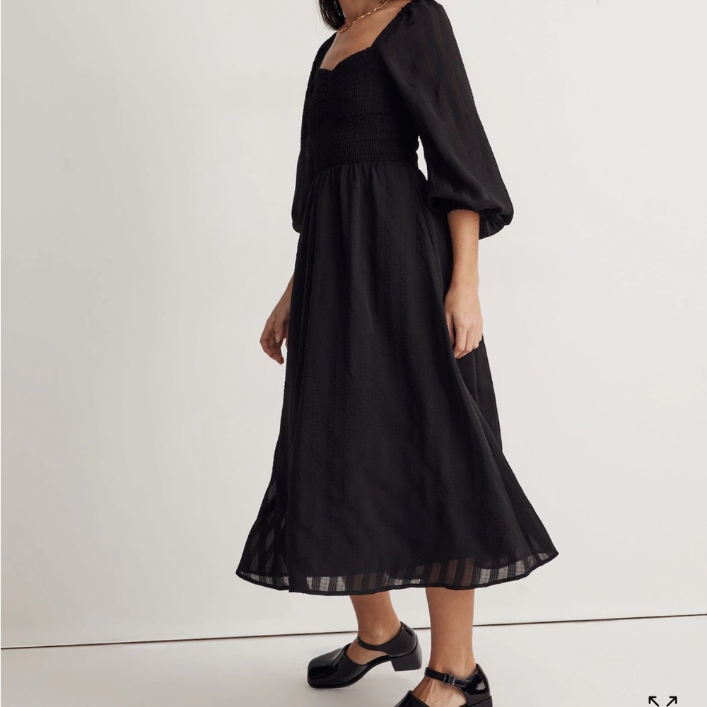 NWT Madewell Luxor Sweetheart Midi Dress